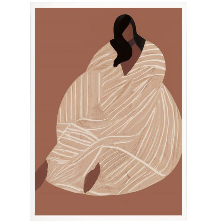 Mocha Queen Abstract Wall Art