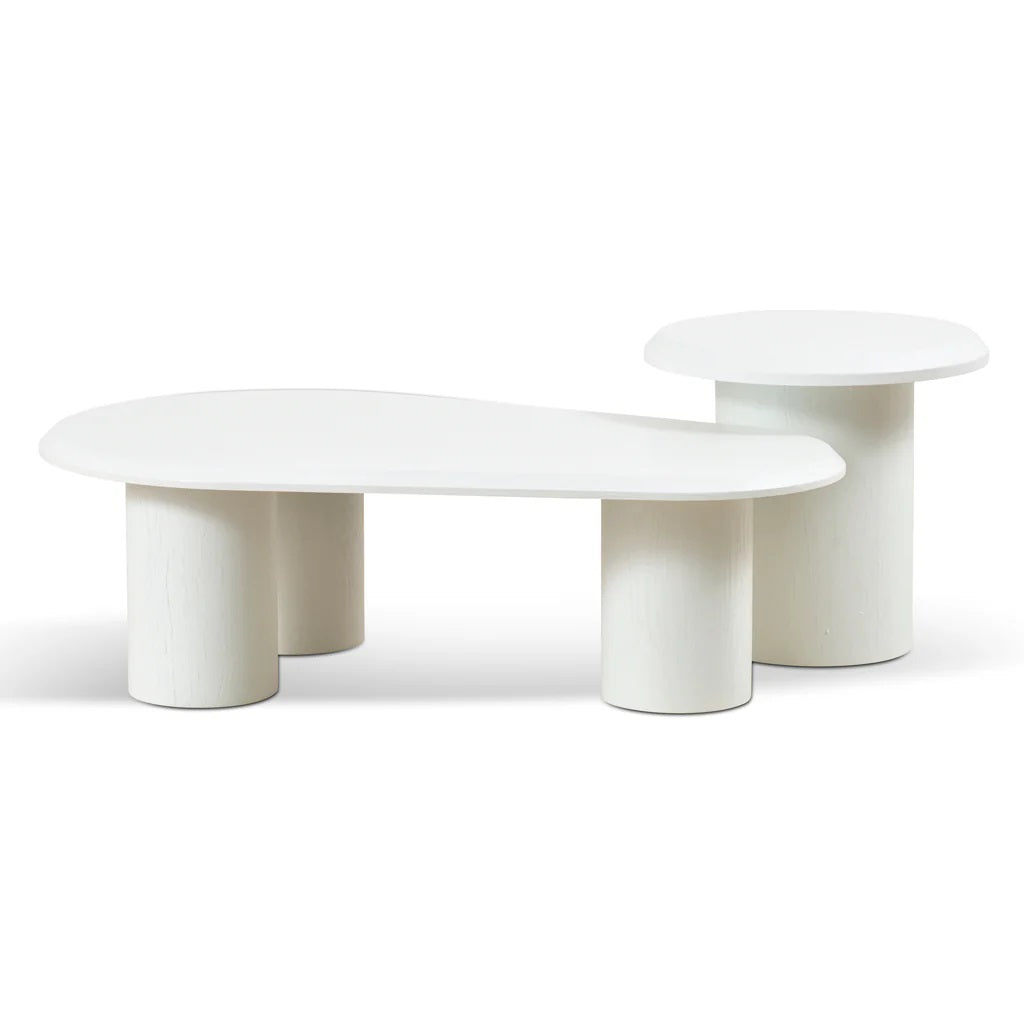 Santiago Nestled Coffee Table Set - White