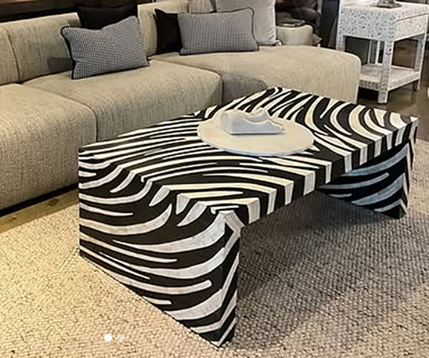 Savannah Bone Inlay Coffee Table 