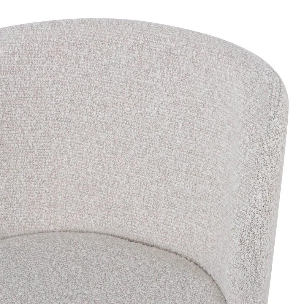 Zara Bar Stool - Pearl Grey Boucle (Set of 2)