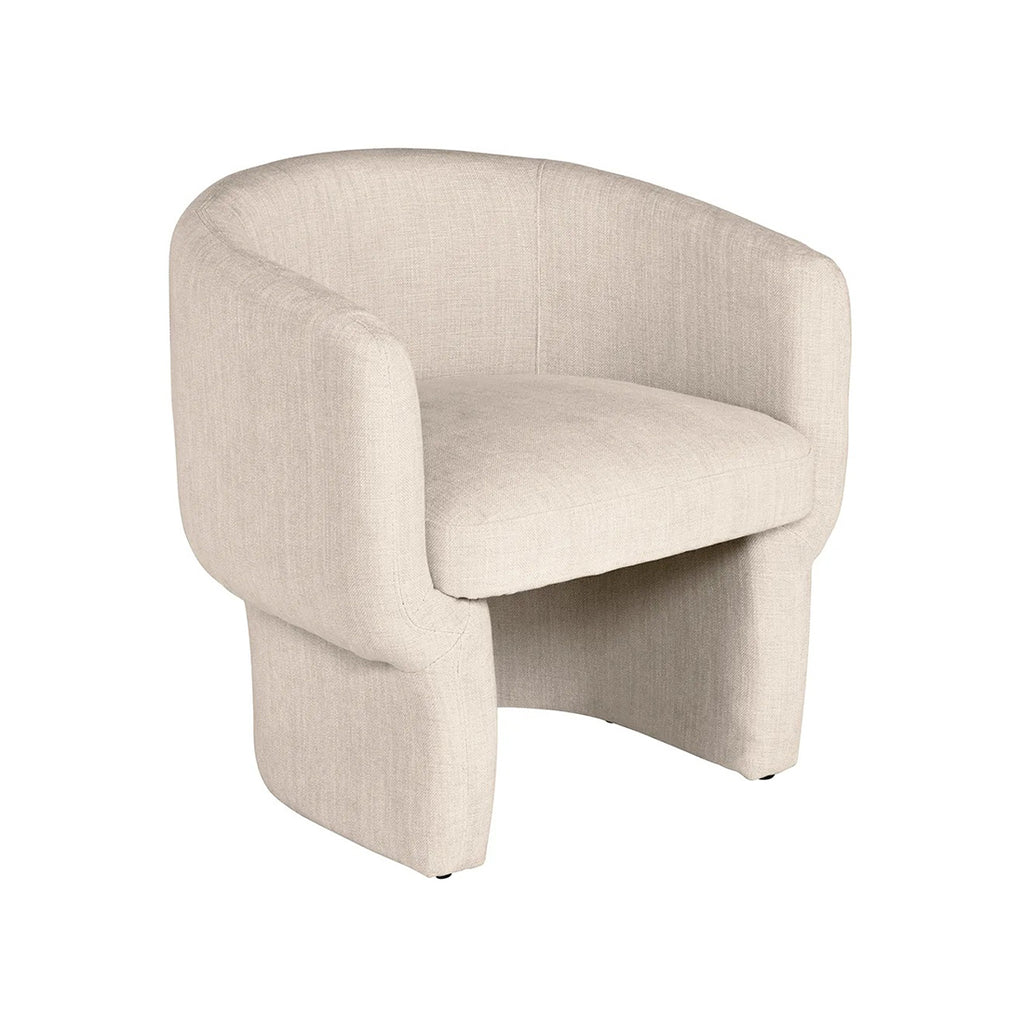 Zoe Arm Chair - Natural Chenille