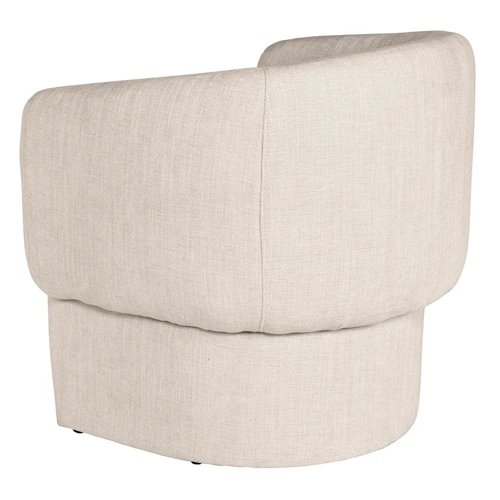 Zoe Arm Chair - Natural Chenille