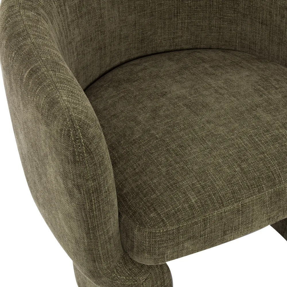 Zoe Arm Chair - Sage Chenille