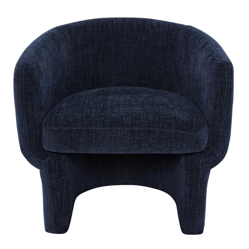 Zoe Occasional Chair - Indigo Chenille