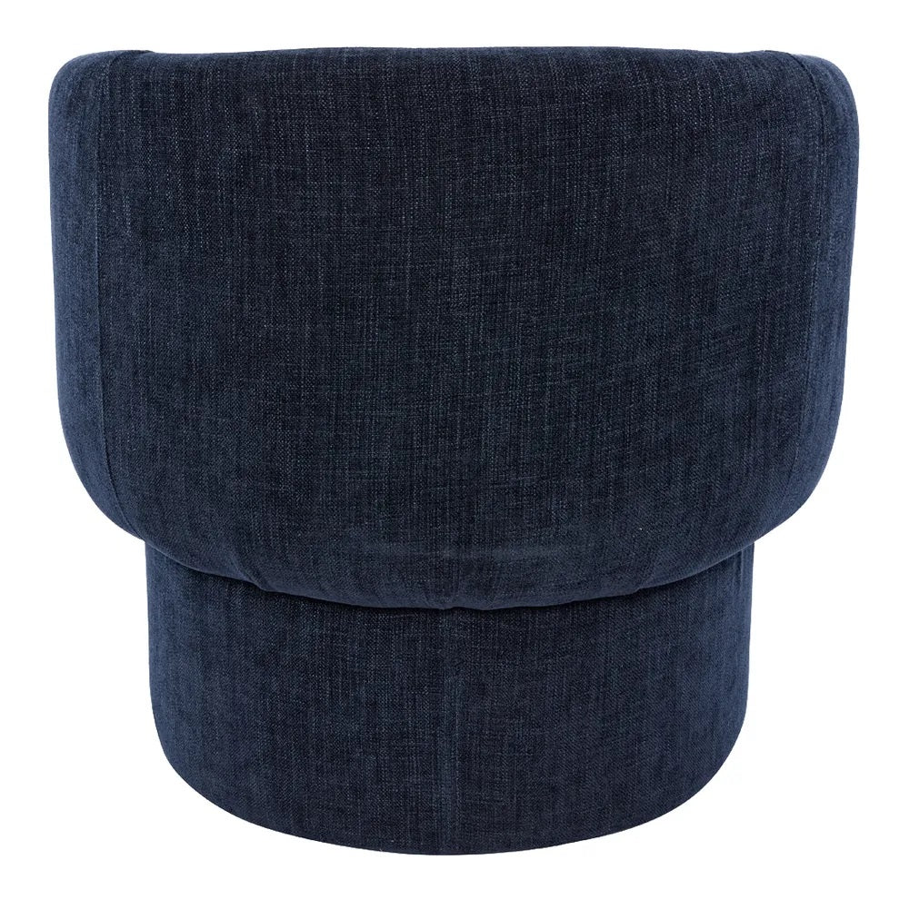 Zoe Occasional Chair - Indigo Chenille