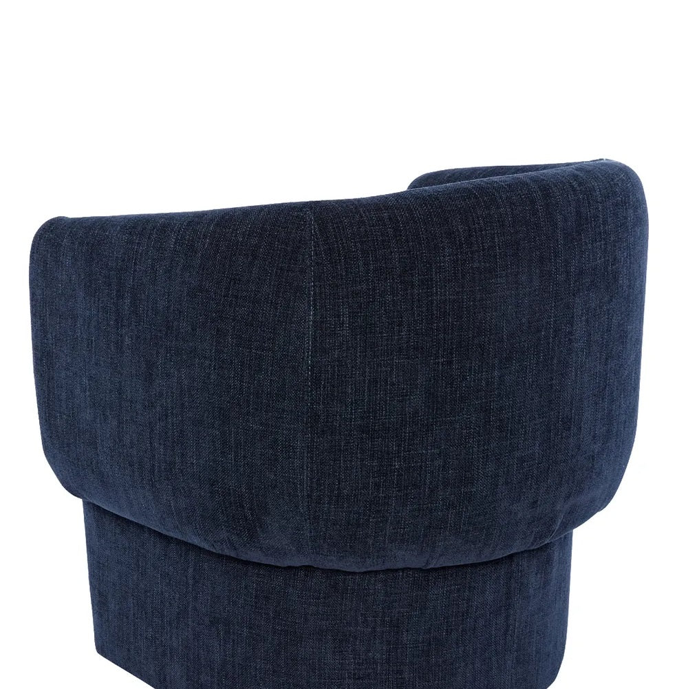 Zoe Occasional Chair - Indigo Chenille