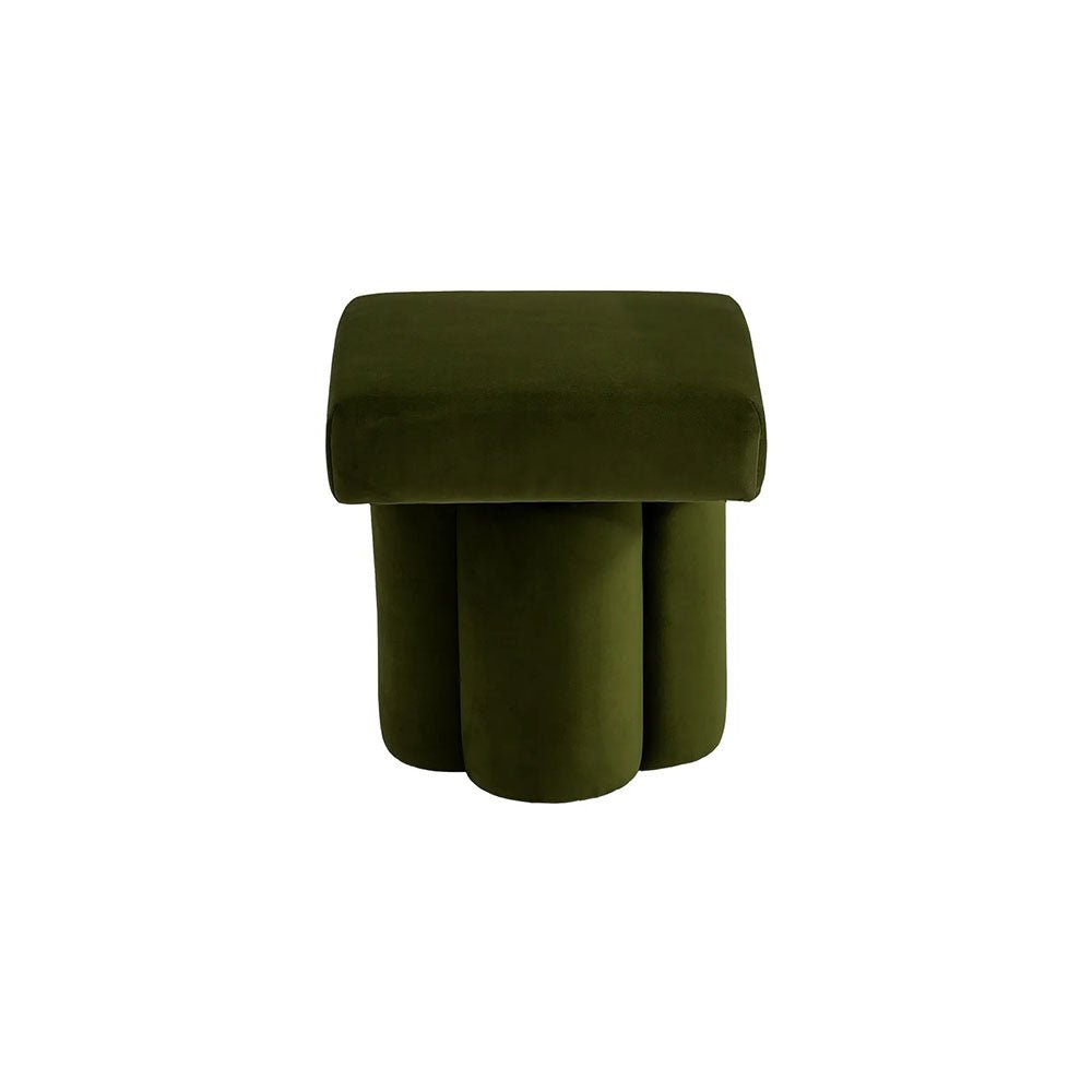 Ace Stool - Olive Velvet – Attica House