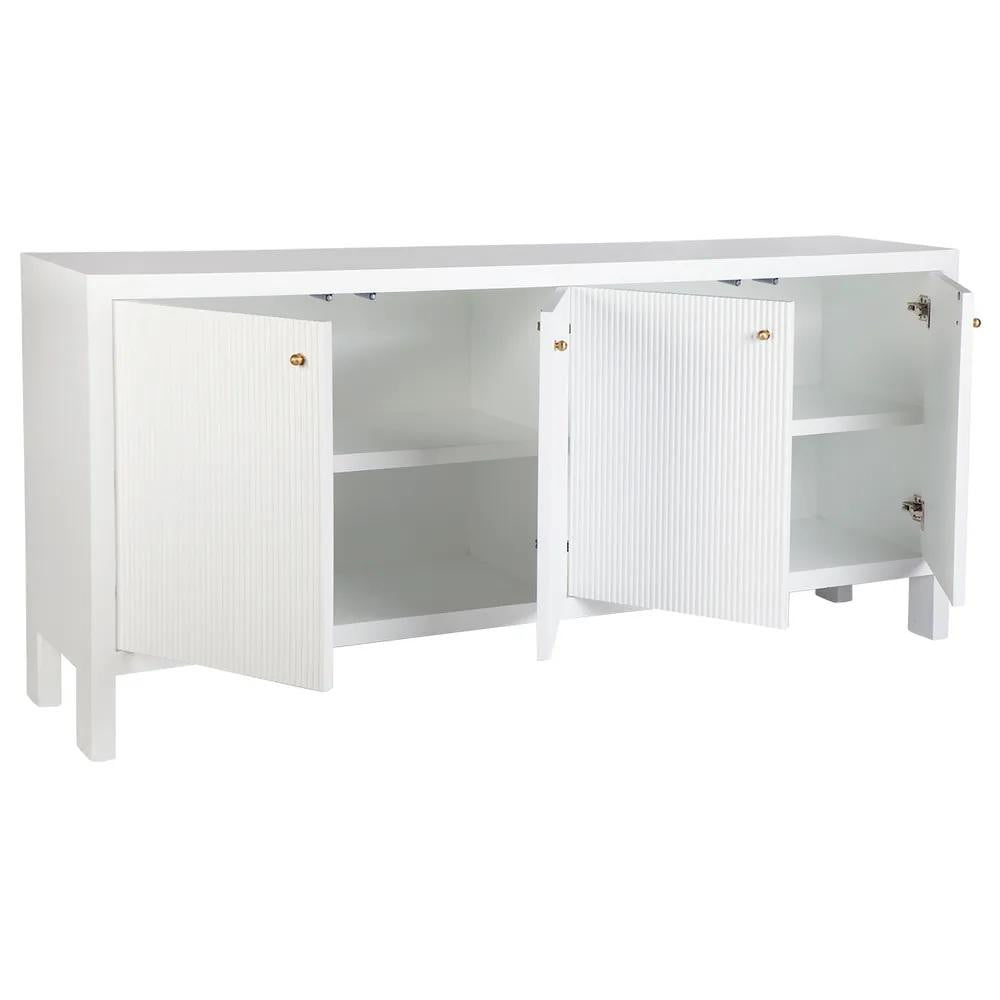 Adele White Buffet | Luxury White Buffet Cabinet