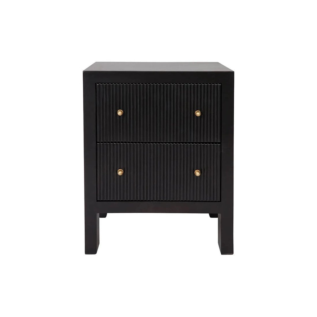 Ariana Bedside Table - Small Black