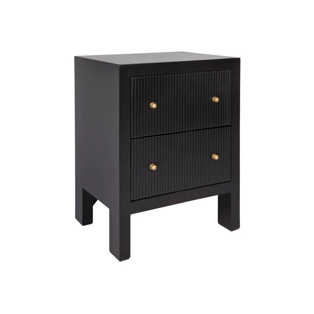 Adele Bedside Table Small Black |Attica House