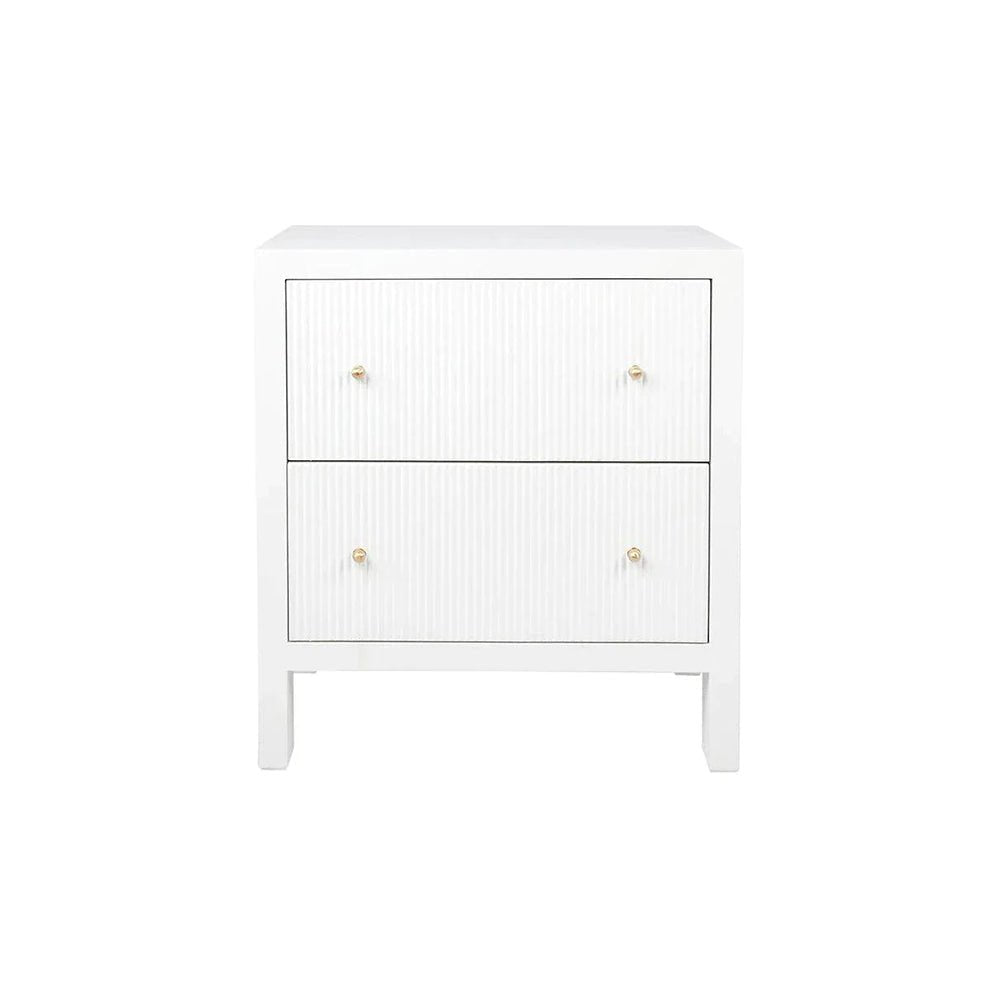 Adele Bedside Table White - Large |Luxury Bedside Table Australia