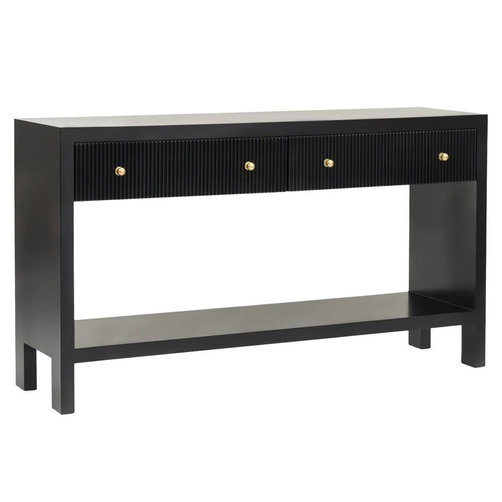 Adele Black Console Table | Modern Furniture