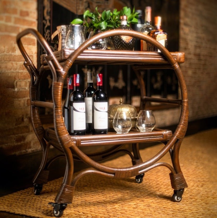 Adeline Bar Cart - Coffee Bean