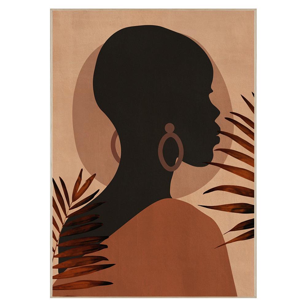 African Girl Boho Wall Art