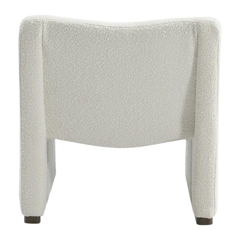 Beau White Boucle Occasional Chair