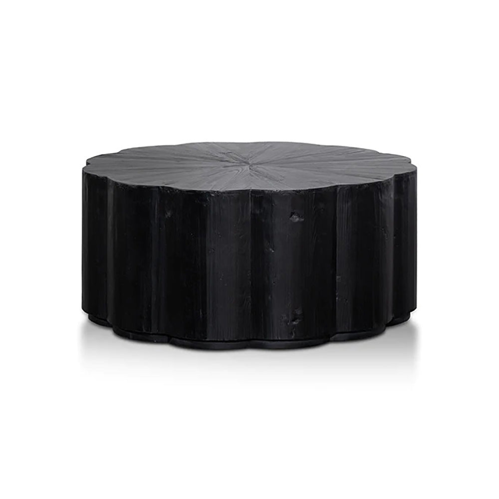 Ashford Black Round Wooden Coffee Table