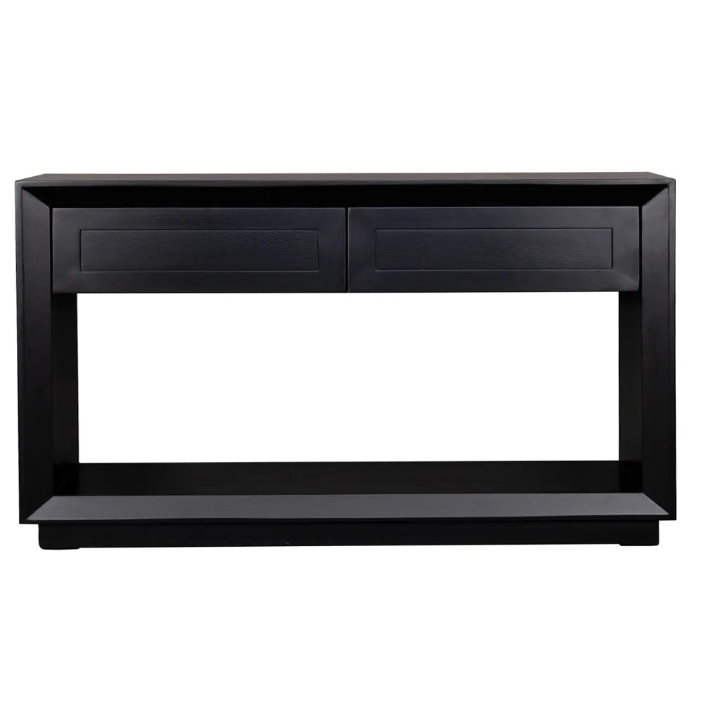Bayview Black Wooden Console Table