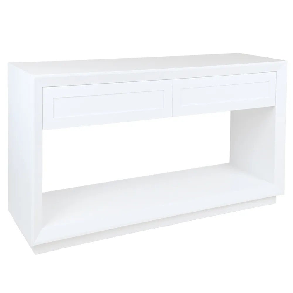 Bayview White Console Table - Large