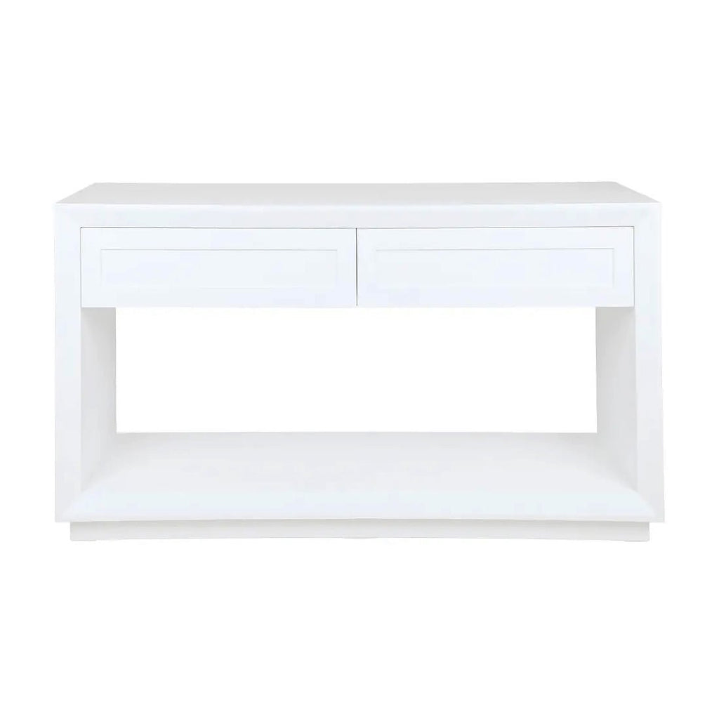 Bayview White Console Table - Large