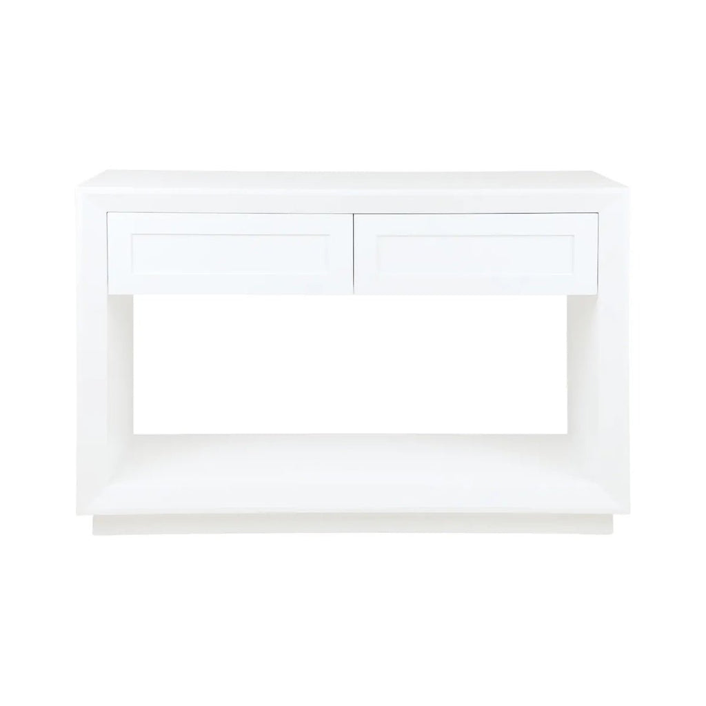 Bayview White Console Table - Small
