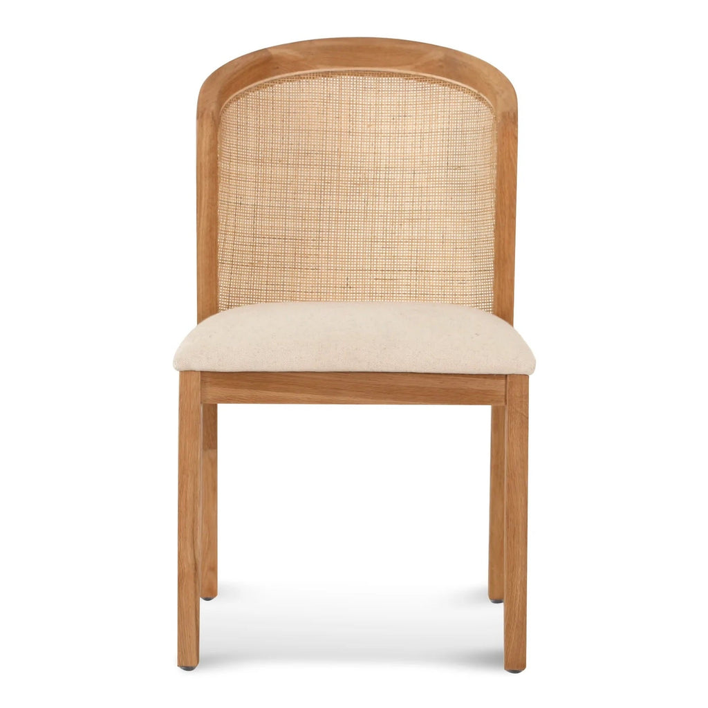 Belmont Cane Dining Chair - Light Beige