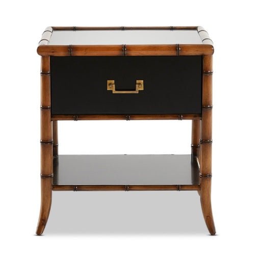 Bordeaux Bedside Table - Black