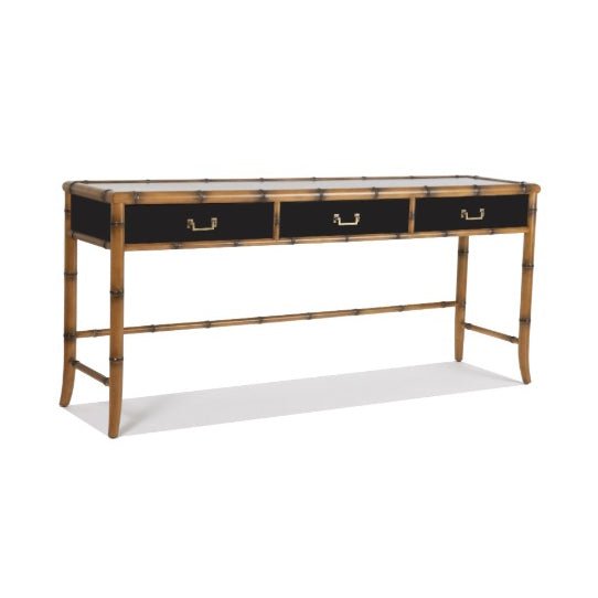 Bordeaux Large Console Table - Black