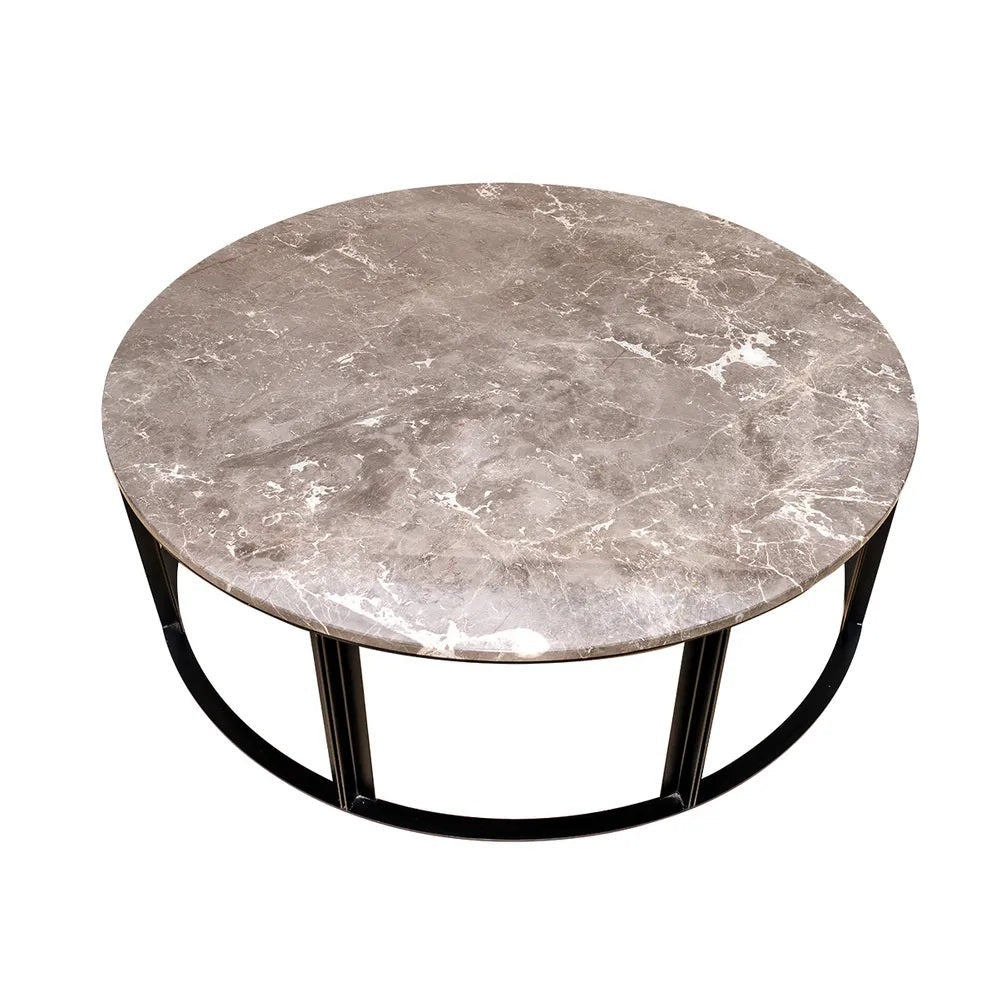 Bowie Grey Marble Coffee Table