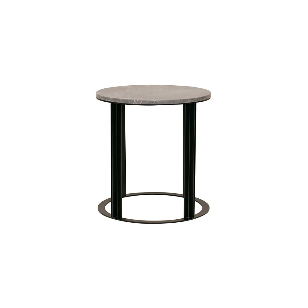 Bowie Marble Side Table - Grey