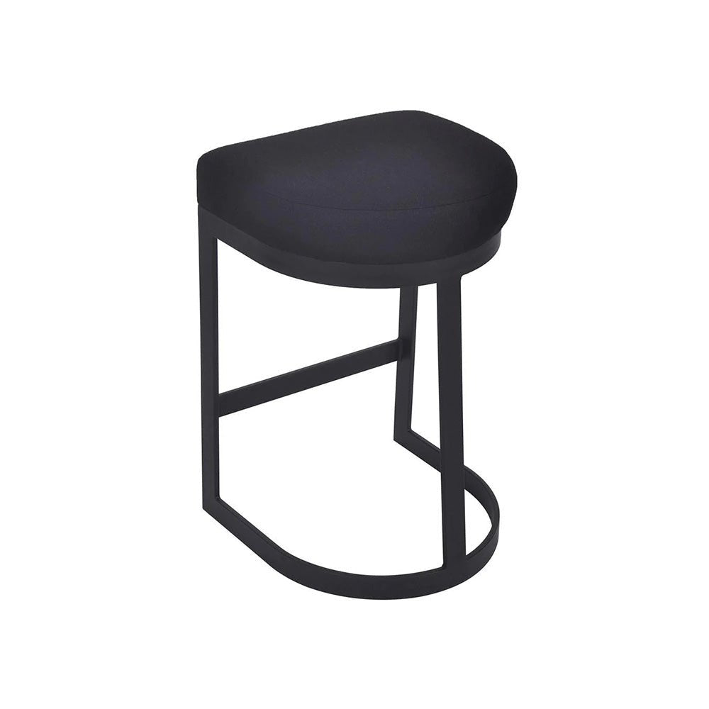 Brooke Art Deco Kitchen Stool Black