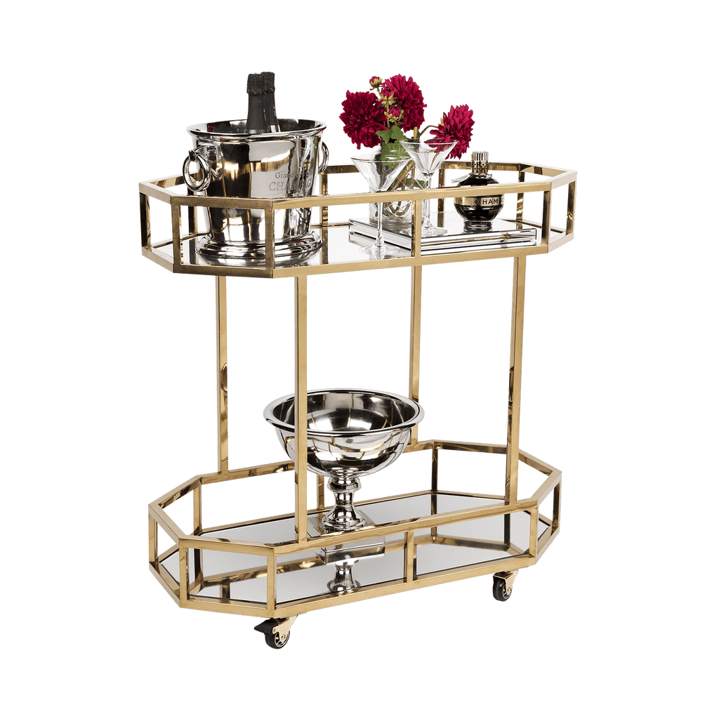 Bellport Gold Drinks Trolley | Gold Drinks Trolley