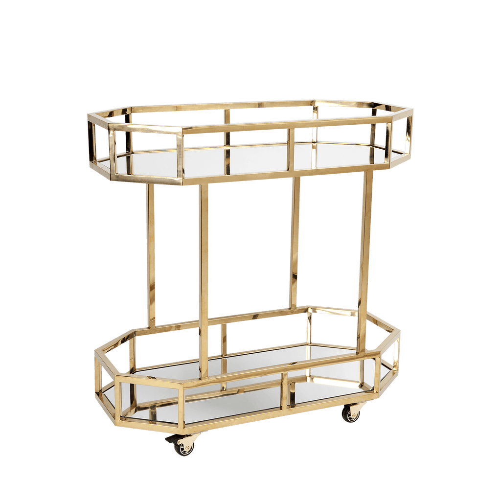 Bellport Gold Drinks Trolley | Gold Drinks Trolley