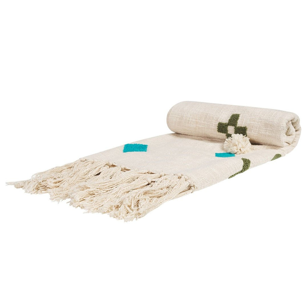 Campania Cotton Throw | Cotton Throw