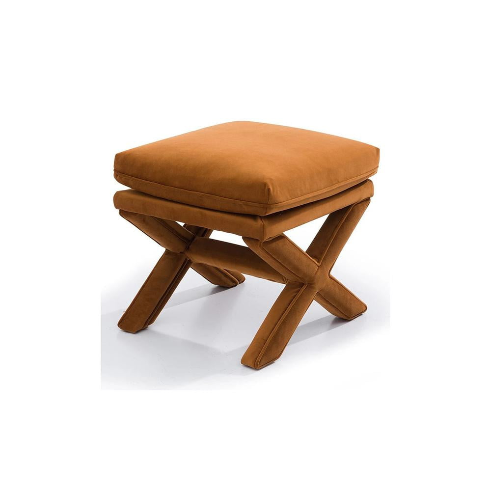 Candace Dressing Table Stool - Caramel 