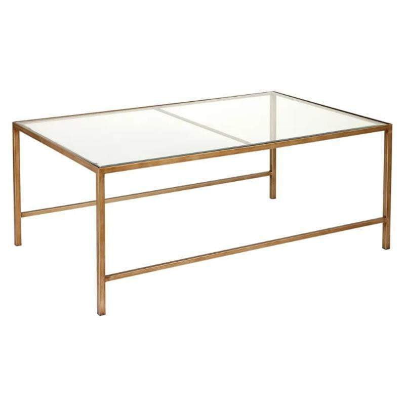 Cocktail Glass Nesting Coffee Tables - Antique Gold