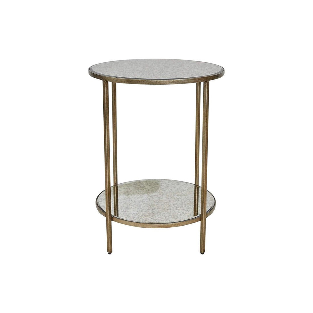 Cocktail Gold Side Table | Antique Gold Side Table 