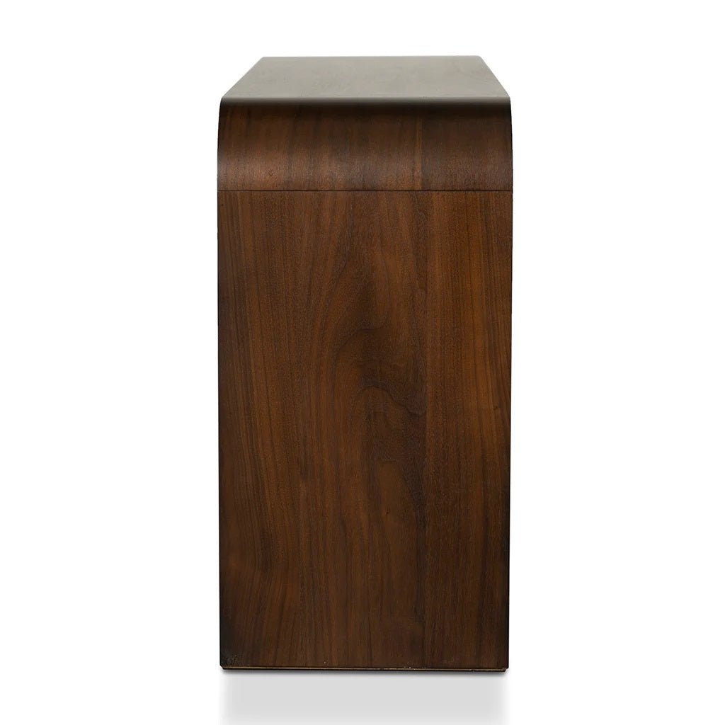 Coco Art Deco Console Table - Walnut