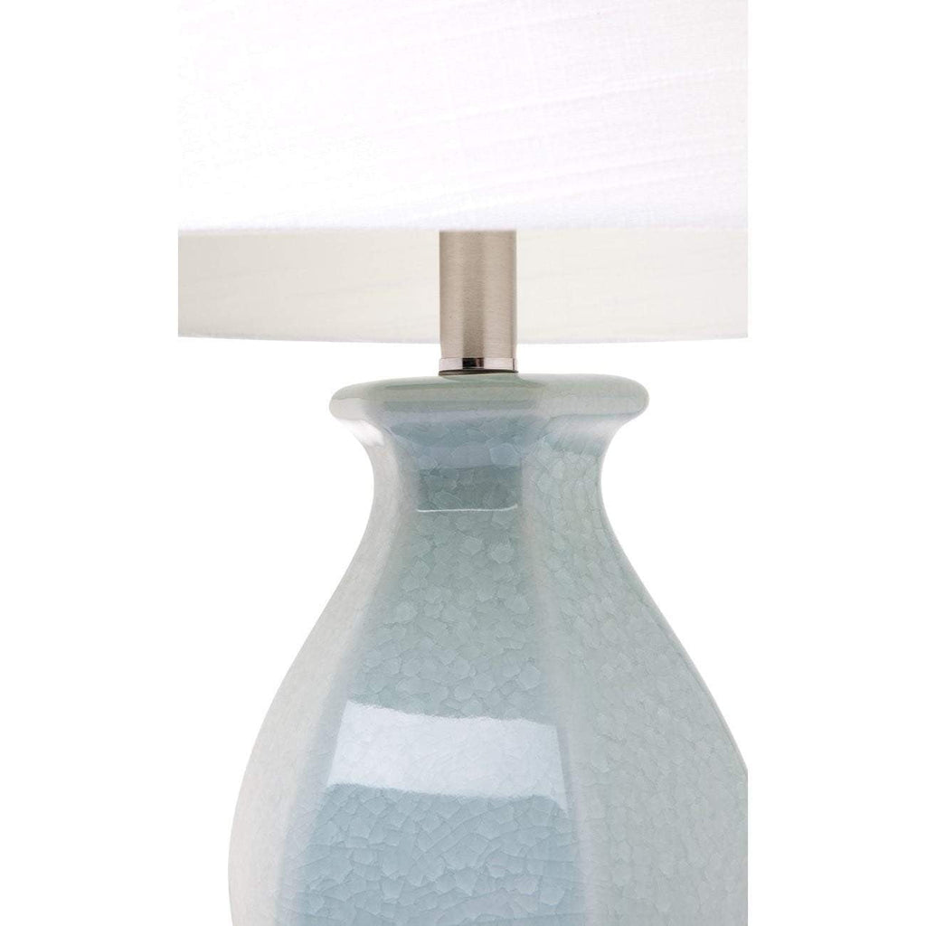 Erica Ceramic Table Lamp - Duck Egg Blue