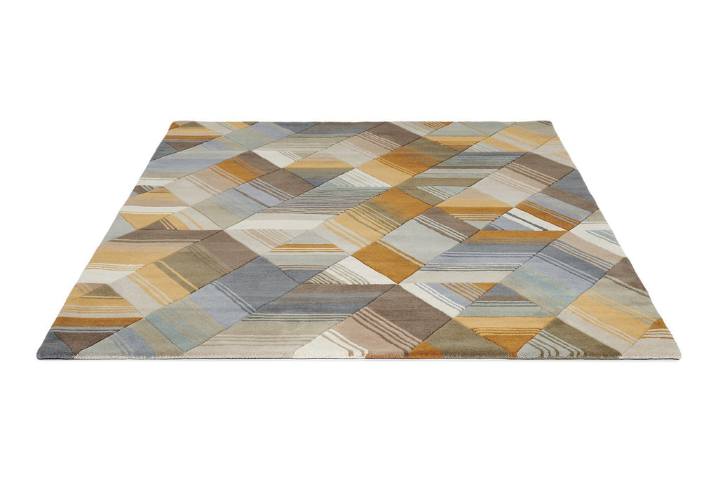 Harlequin Ochre Multicoloured Rug