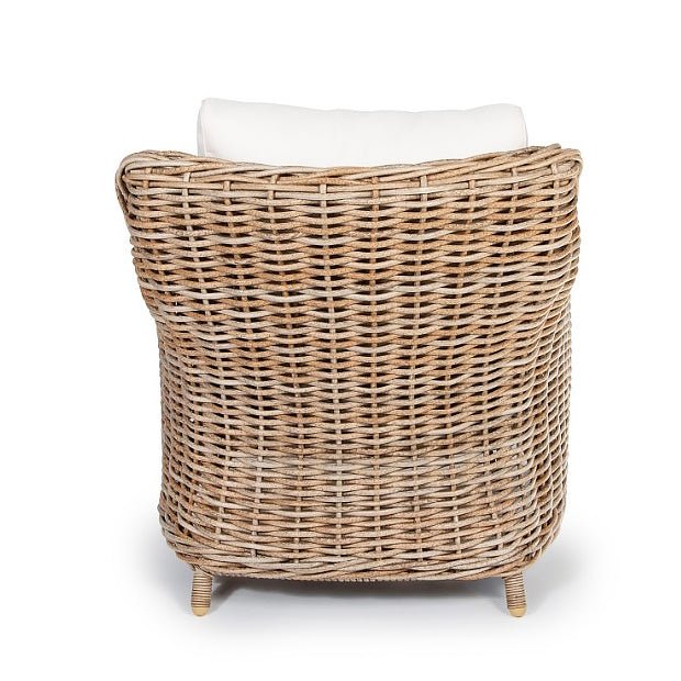 Harrison Outdoor Rattan Lounge Chair - Natural