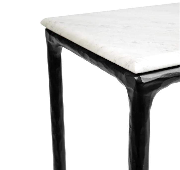 Heston Small Marble Console Table | Small Marble Hallway Table