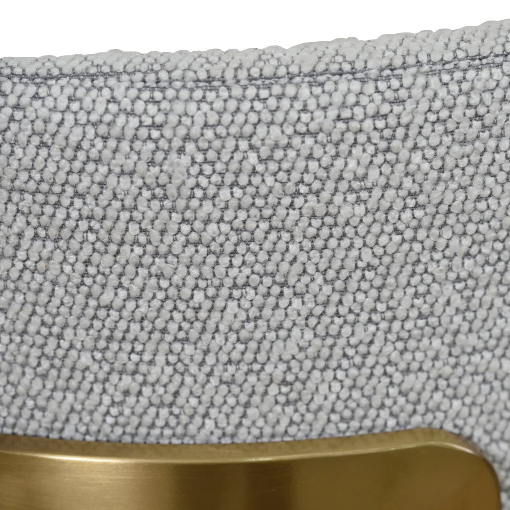 Ivy Gold Bar Stool - Gey Boucle