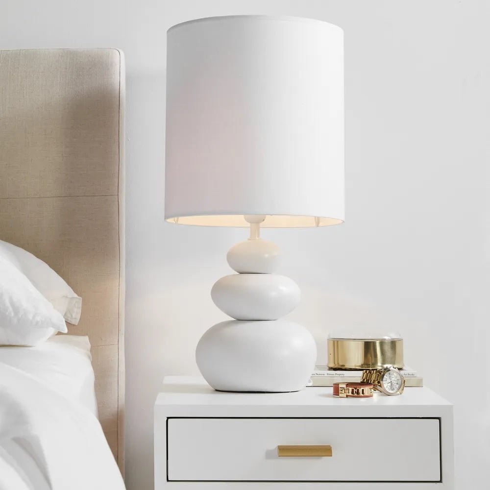 Koa White Table Lamp