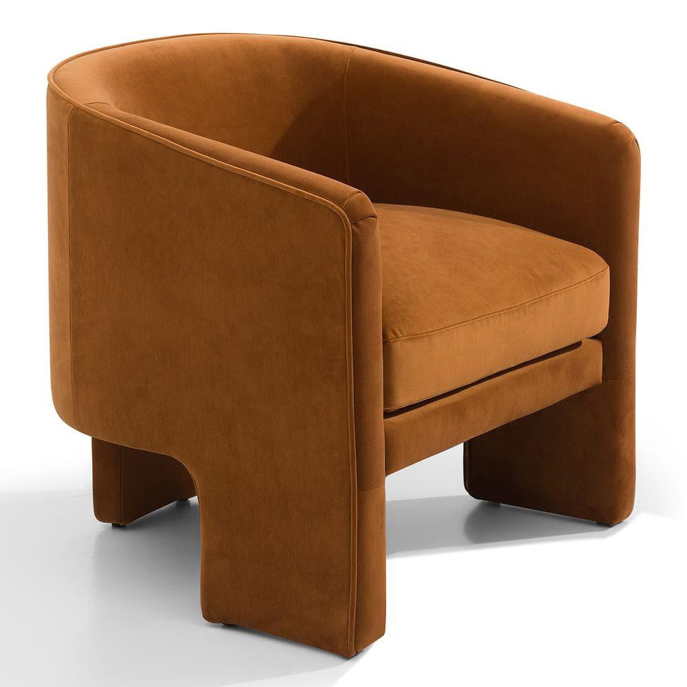 Koko Velvet Armchair - Caramel