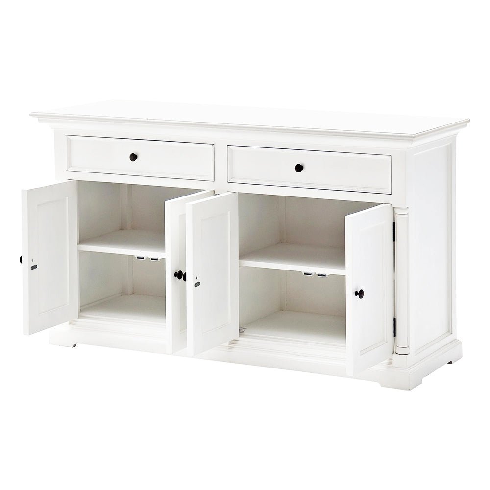 La Roque 4-Door White Buffet