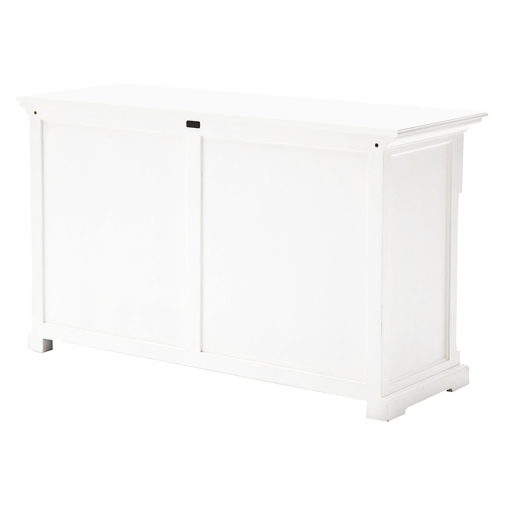 La Roque 4-Door White Buffet Back