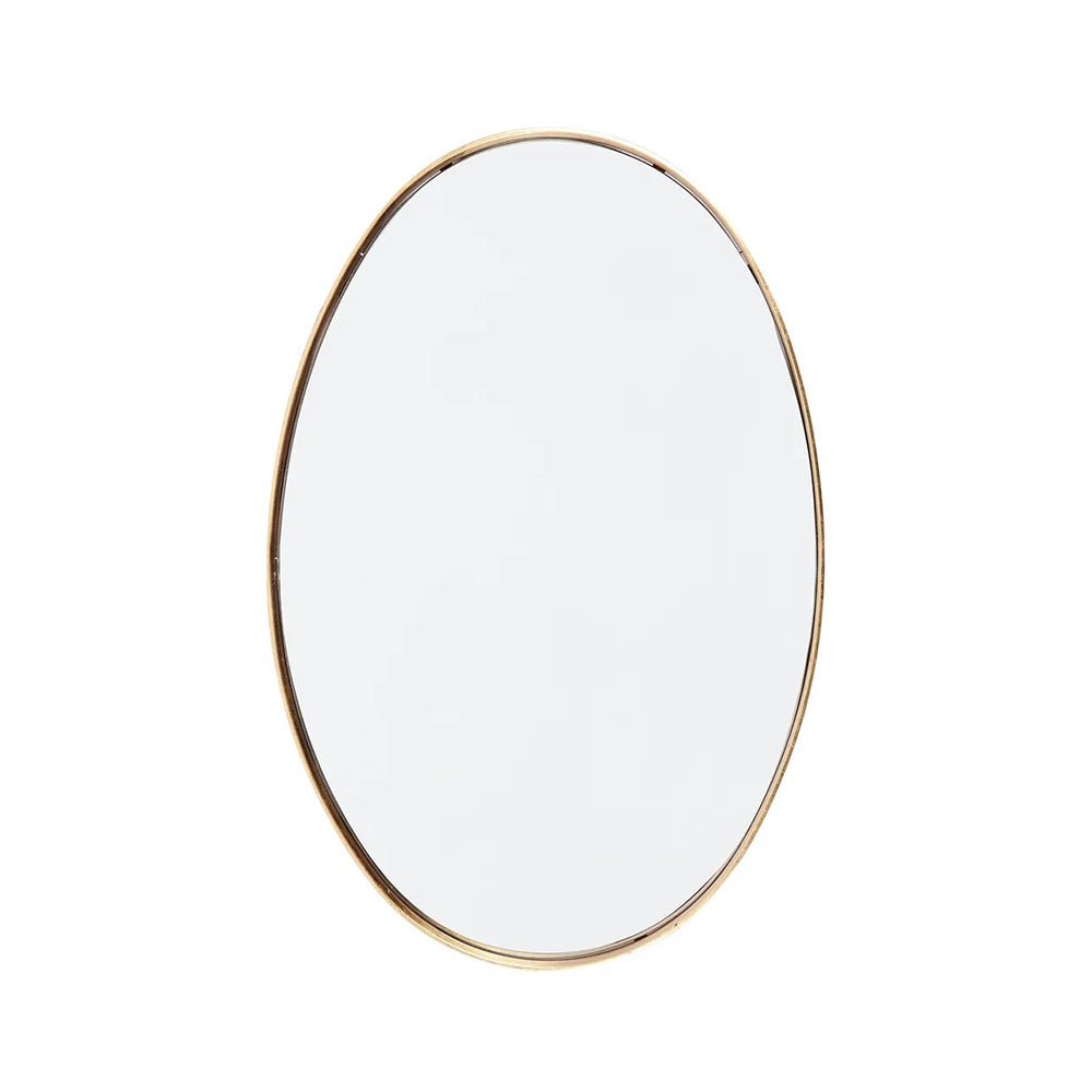 Lucille Gold Oval Wall Mirror | Living Room Mirror