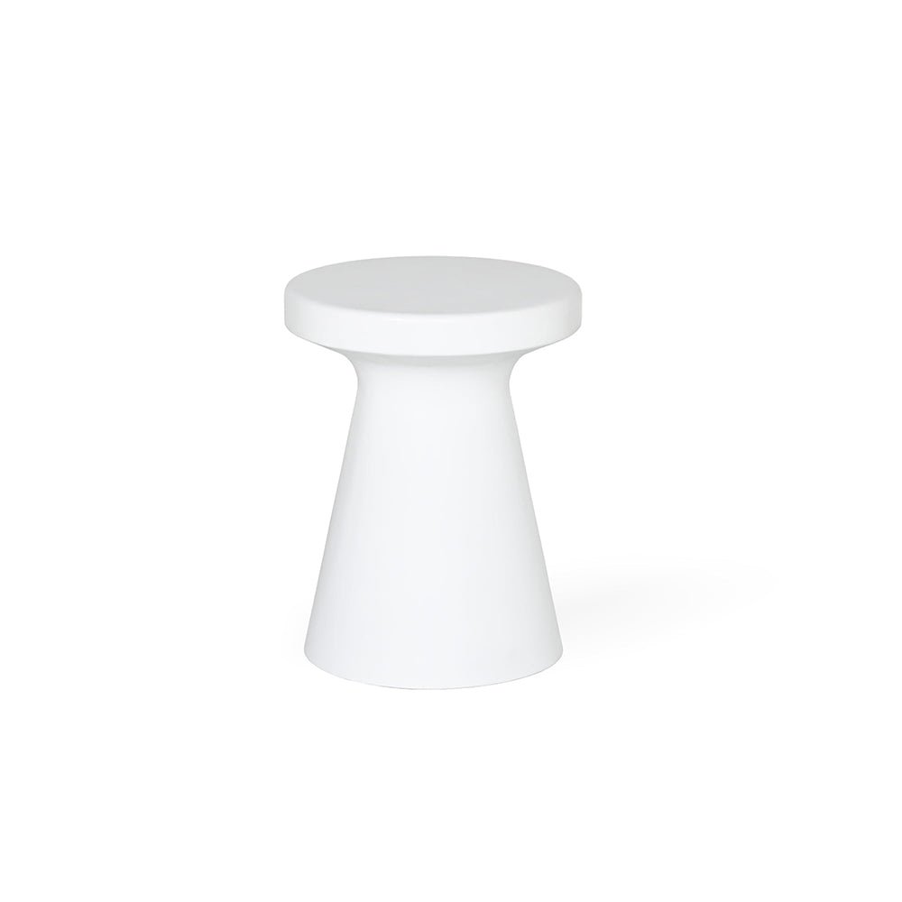 Malibu Outdoor Stool - White