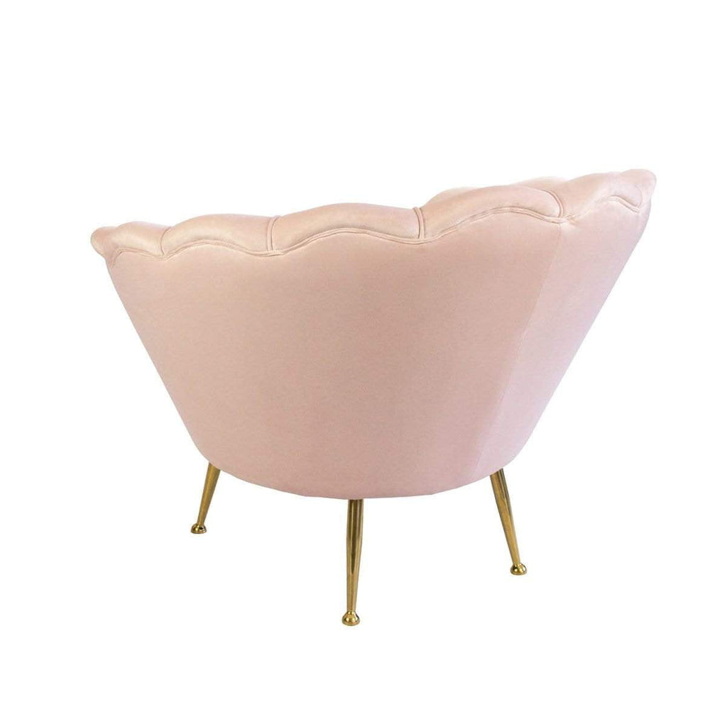 Pink Velvet Armchair