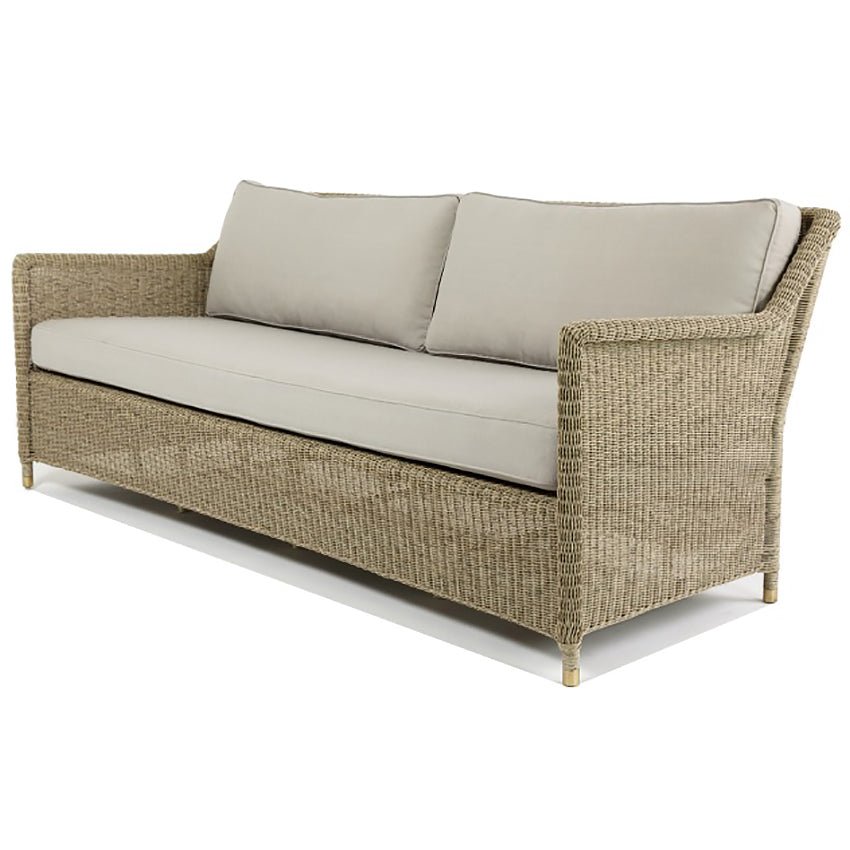 Marina Hamptons Outdoor Sofa - Natural Rattan